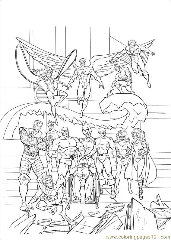 X-Men coloring pages - Coloring book - X-men movies - ØªÙ„ÙˆÙŠÙ† ØµÙØ­Ø§Øª - pages Ã  colorier - è‘—è‰²é  - ç€è‰²ãƒšãƒ¼ã‚¸ - #49